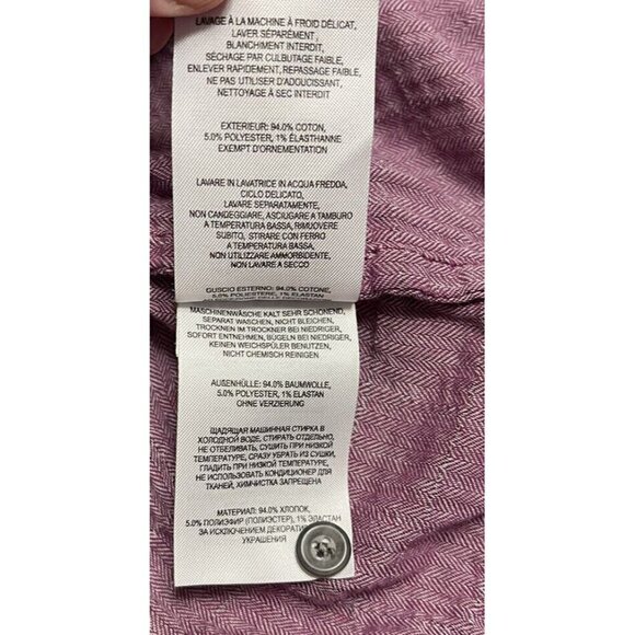 Mountain Hardwear Button Up Tie-Waist Shirt Purple Women's Size Small S - Picture 6 of 11